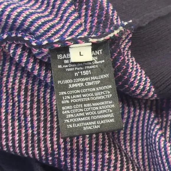 Isabel Marant Men’s Etoile Printed Sweater Size L